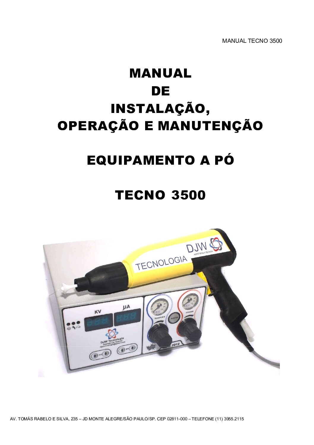 Manual Tecno 3500